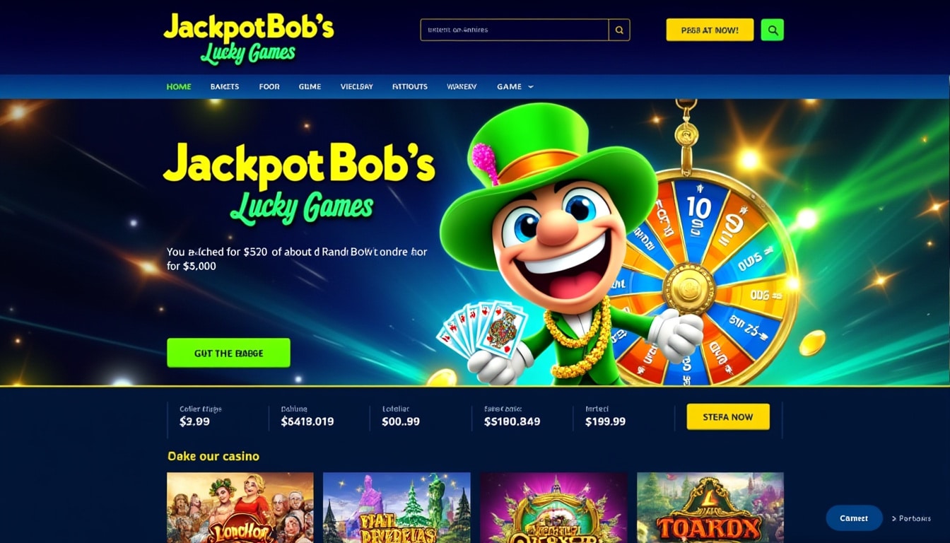 discover jackpotbob, the new innovative player in online casino games! immerse yourself in a captivating world of exciting games, attractive bonuses, and an unparalleled user experience. join us now to experience the thrill of potential winnings in a secure and entertaining environment.