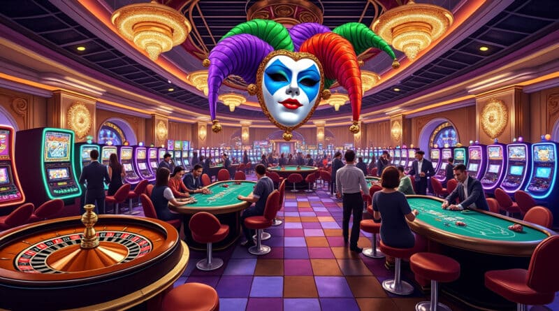 plongez dans l'univers captivant d'arlequin casino, o&ugrave; une vaste gamme de jeux et de divertissements vous attend. d&eacute;couvrez des machines &agrave; sous palpitantes, des jeux de table classiques et une ambiance festive qui promet des heures de plaisir. que vous soyez un joueur d&eacute;butant ou exp&eacute;riment&eacute;, arlequin casino est l'endroit id&eacute;al pour vivre des moments inoubliables.