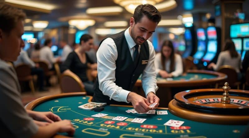 d&eacute;couvrez les missions essentielles d'un croupier dans le monde palpitant des jeux de casino. explorez son r&ocirc;le cl&eacute; dans l'animation des tables de jeu, la gestion des mises et l'application des r&egrave;gles pour garantir une exp&eacute;rience de jeu agr&eacute;able et s&eacute;curis&eacute;e.