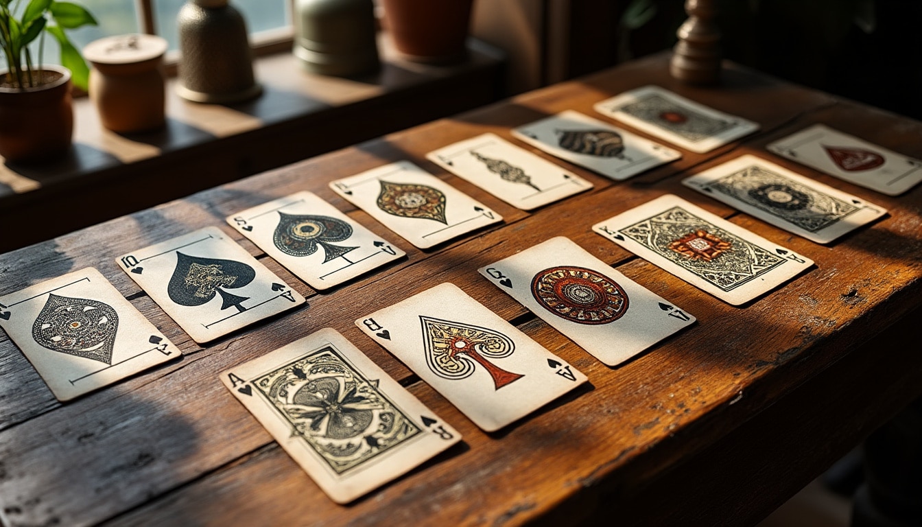 d&eacute;couvrez l'&eacute;volution captivante des jeux de cartes &agrave; travers les &acirc;ges. de leurs origines myst&eacute;rieuses &agrave; leur impact culturel, plongez dans un univers o&ugrave; strat&eacute;gie et divertissement se rencontrent. explorez les diff&eacute;rents types de jeux, leurs r&egrave;gles embl&eacute;matiques et l'influence des cartes sur la soci&eacute;t&eacute;.