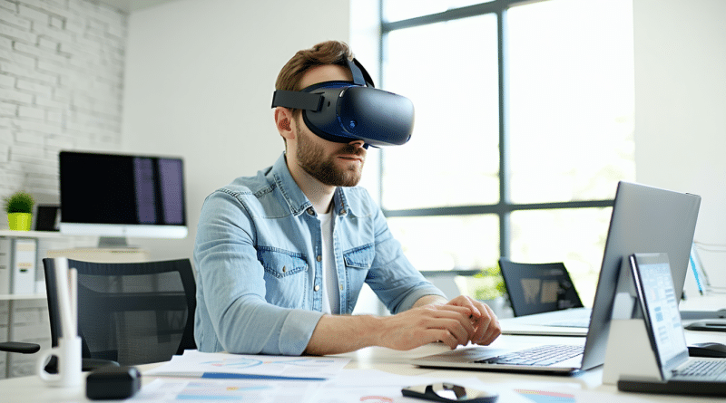 explorez les diff&eacute;rentes pistes envisag&eacute;es pour int&eacute;grer la r&eacute;alit&eacute; virtuelle dans divers secteurs, am&eacute;liorant ainsi les exp&eacute;riences utilisateurs et les performances des entreprises.