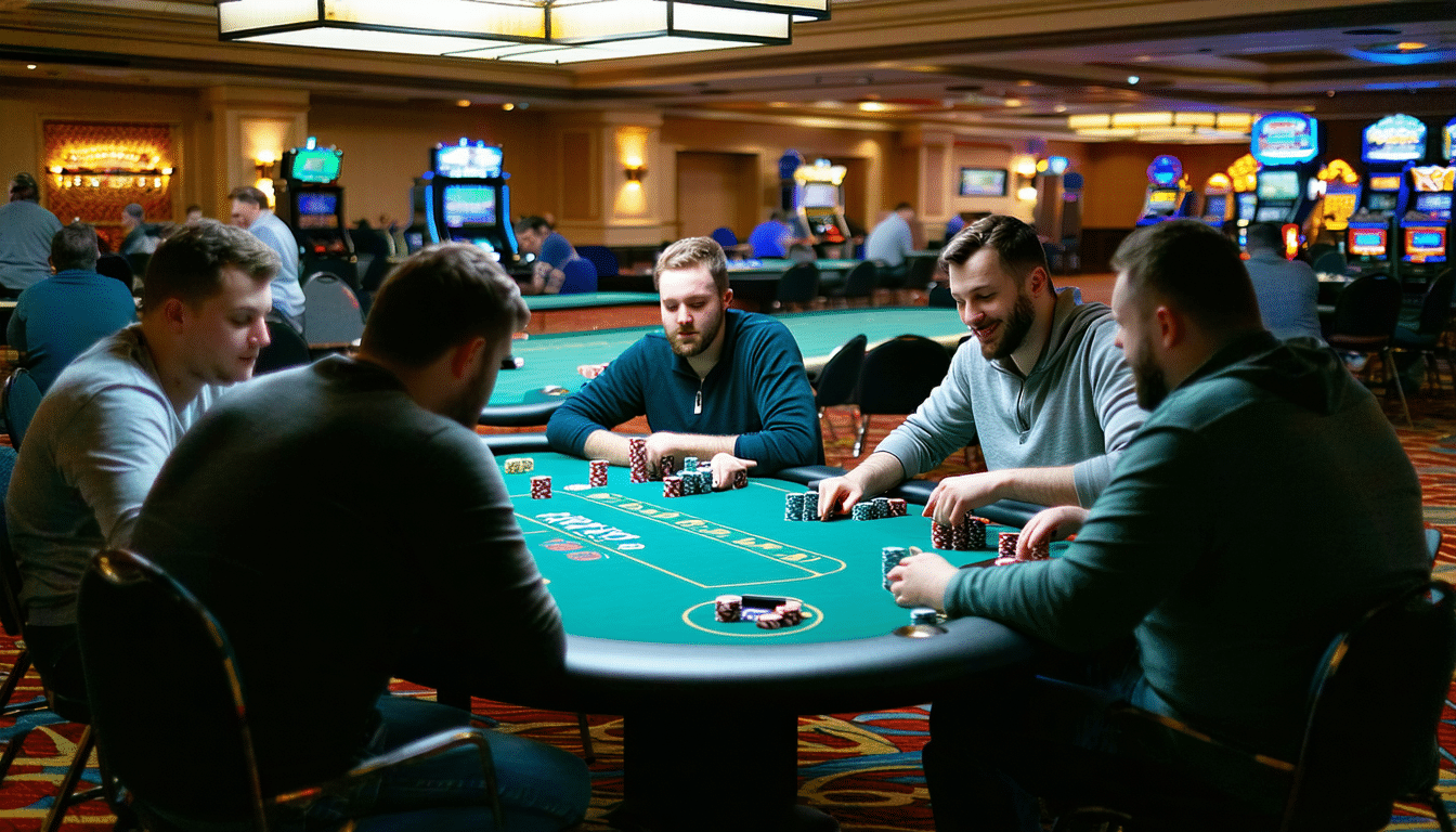 d&eacute;couvrez tout sur les salles de poker annexes dans les casinos terrestres, leurs particularit&eacute;s, ambiances et offres pour les amateurs de poker.